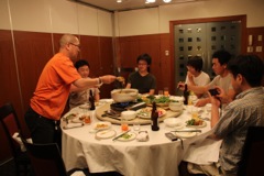 TRMでの夕食